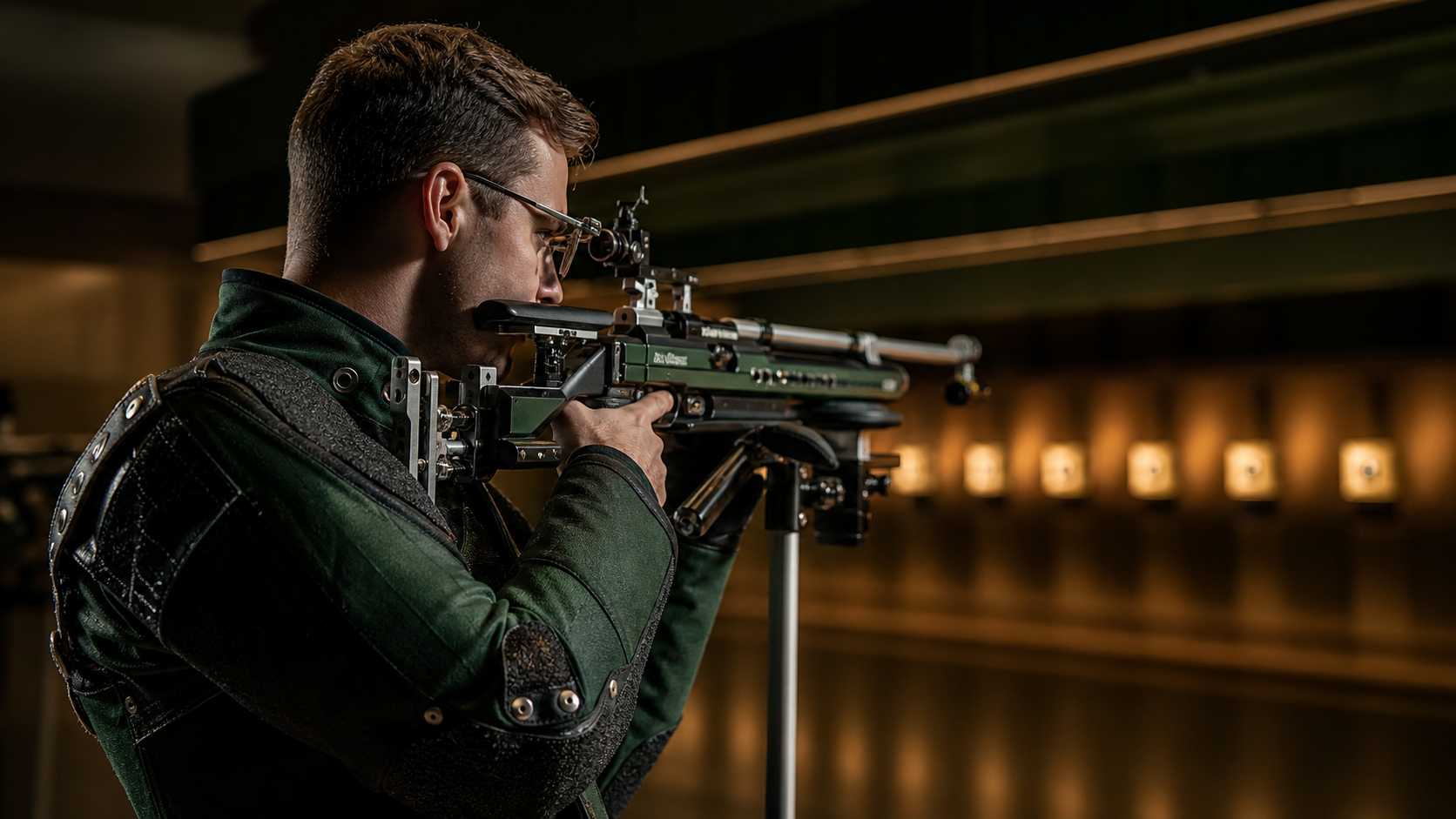 Wettkampfschütze beim Kreismeisterschaft-Training